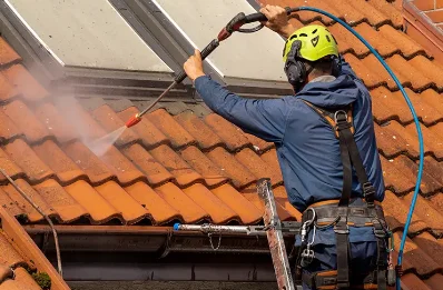 Démoussage et hydrofuge de toiture à Ronnet